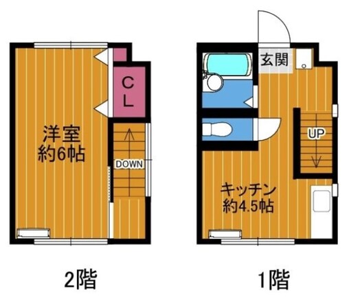 和泉多摩川駅 徒歩4分 1階の物件間取画像